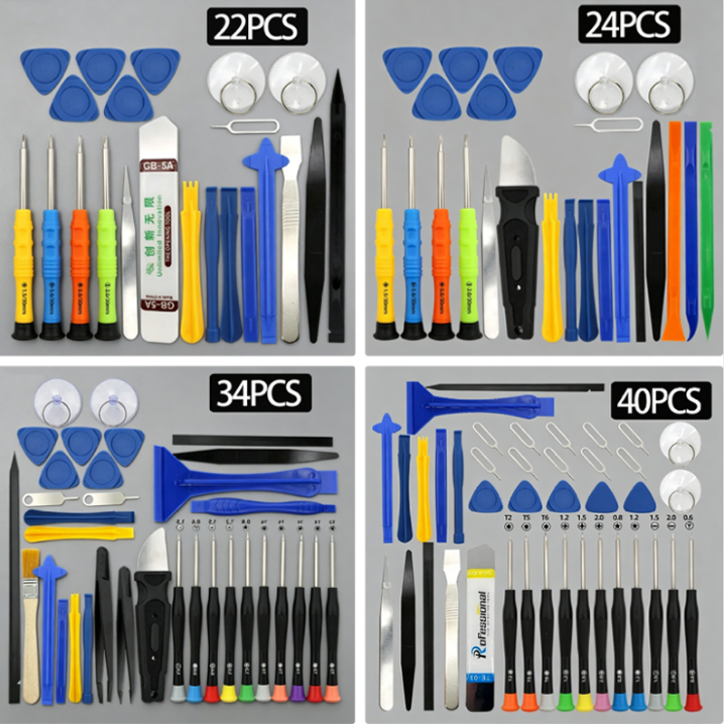 Gaming Console Repair - Multi Functional Repair Kit 22/24/34/40 Piece