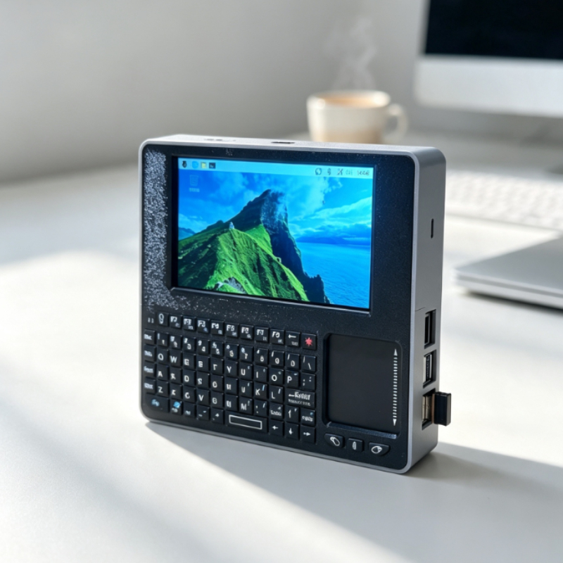 New Raspberry Pi5 Handheld Con - Gaming Console Keyboard ulasan dan harga