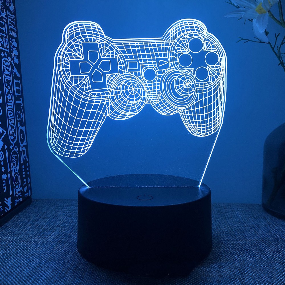 3d Illusion Night Lamp Gaming  - Gaming Console Icon ulasan dan harga