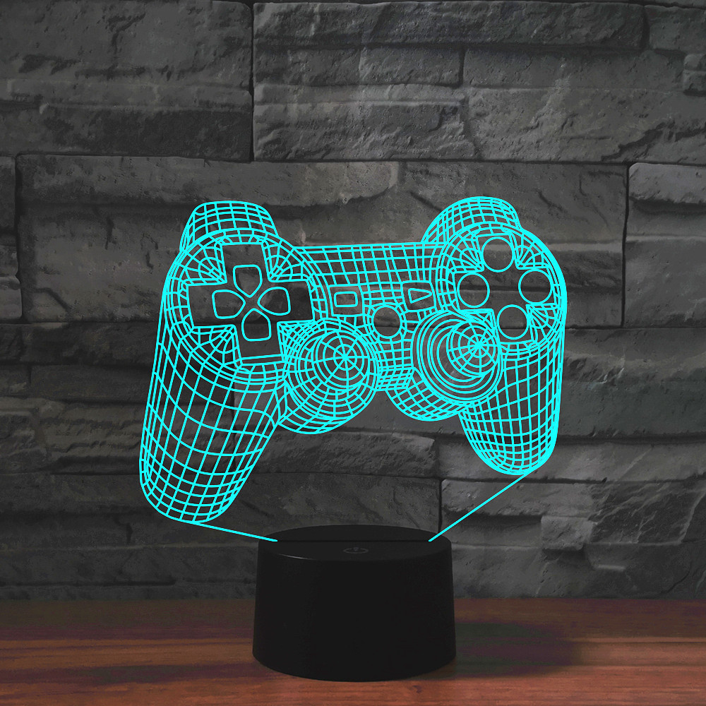 3d Illusion Night Lamp Gaming  - Gaming Console Icon ulasan dan harga