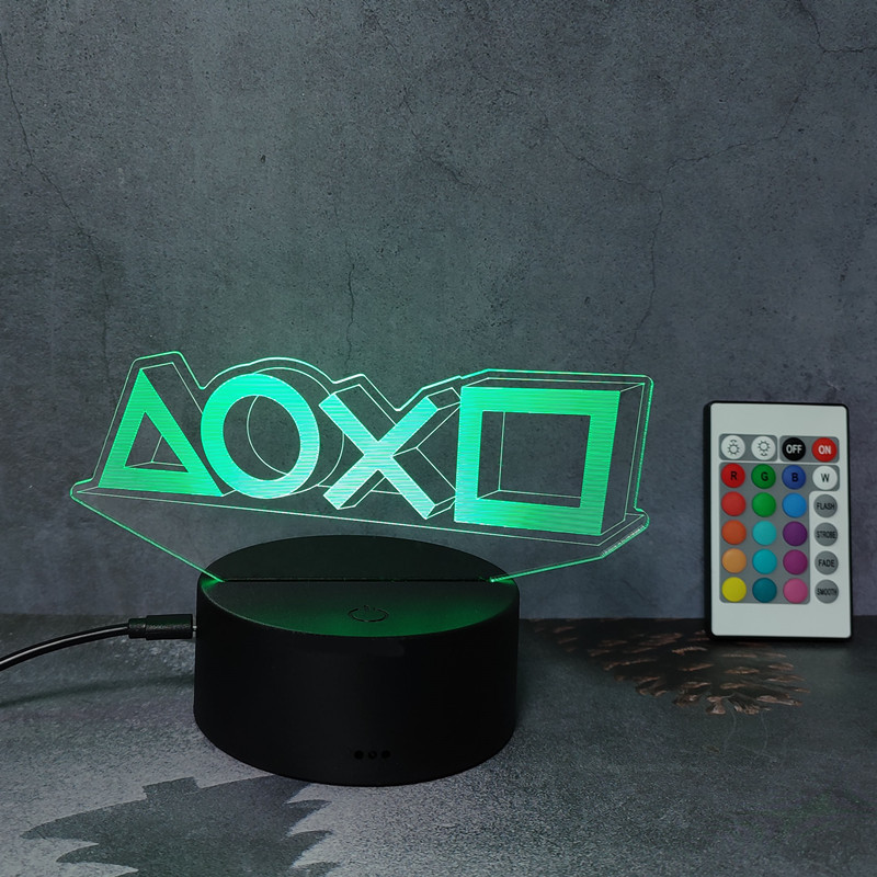 3d Illusion Night Lamp Gaming  - Gaming Console Icon ulasan dan harga