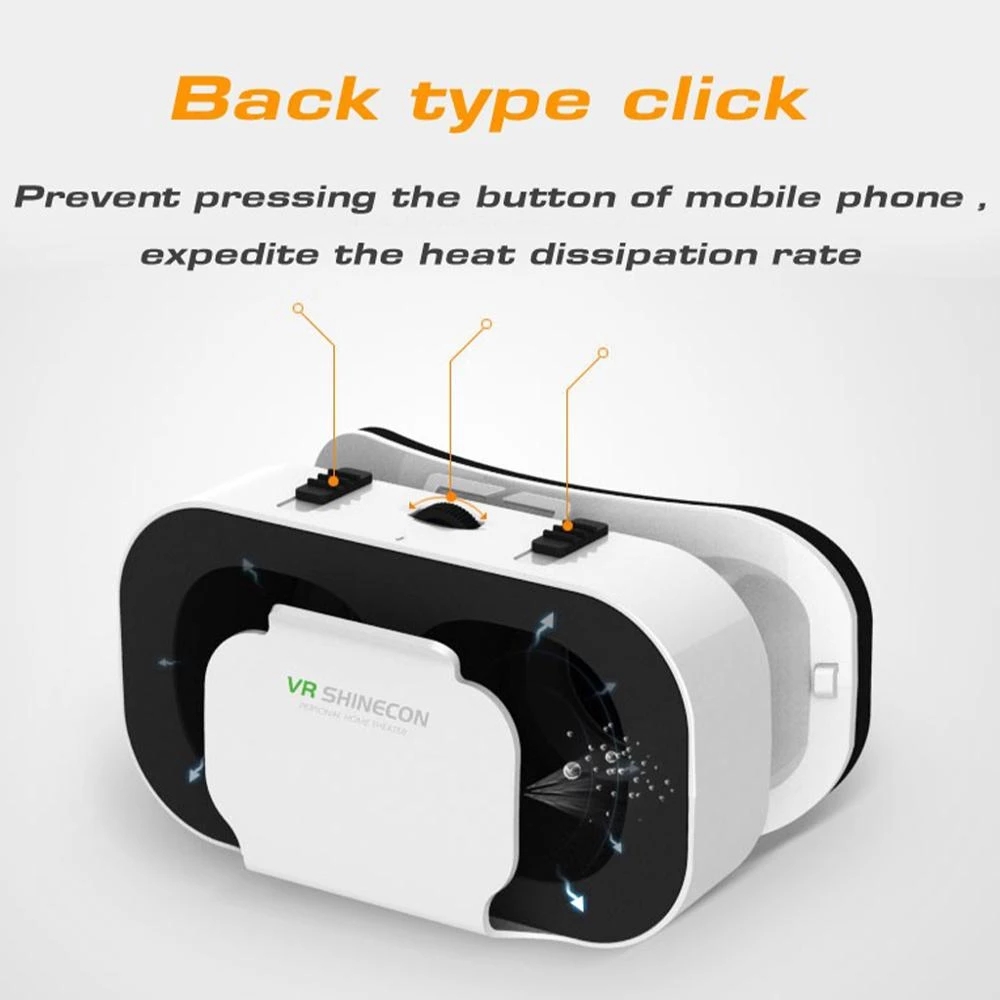 Shinecon 3D VR Glasses Virtual - Gaming Console Vr ulasan dan harga