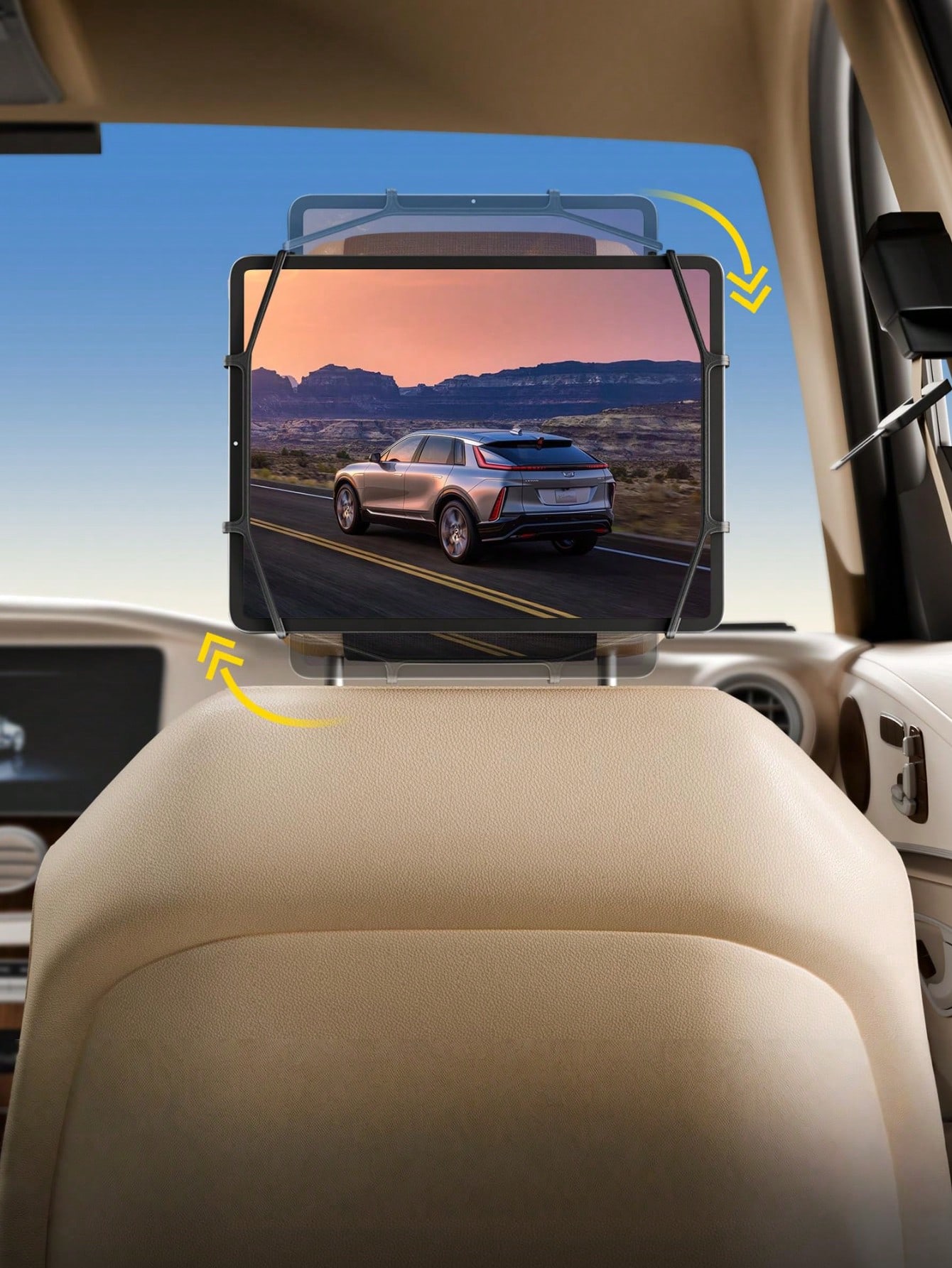 Car Headrest Tablet Holder – 3 - Gaming Console Holder ulasan dan harga