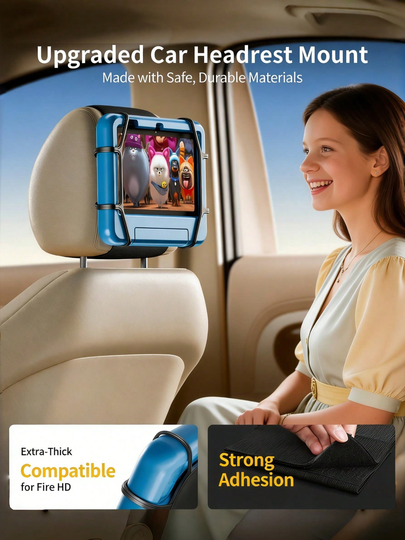 Car Headrest Tablet Holder – 3 - Gaming Console Holder ulasan dan harga
