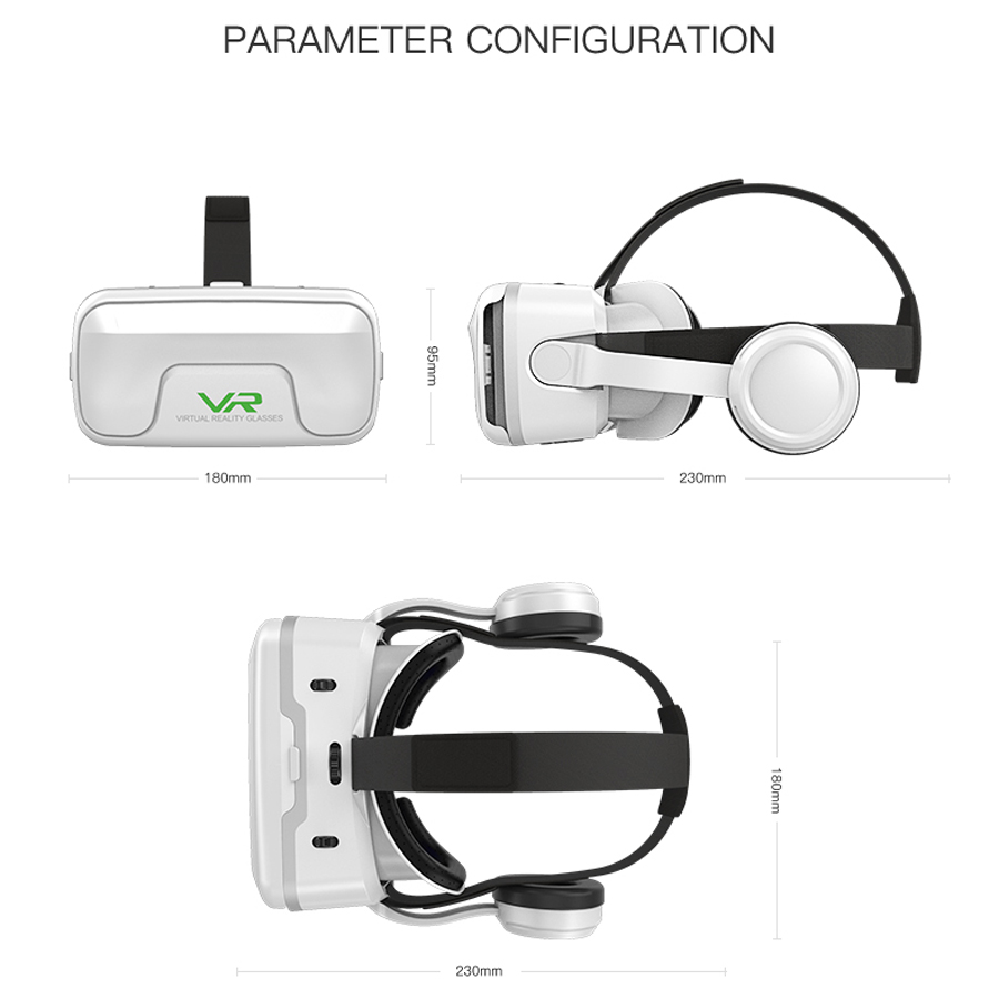VR Shinecon 10.0 Helmet 3D Gla - Gaming Console Vr ulasan dan harga