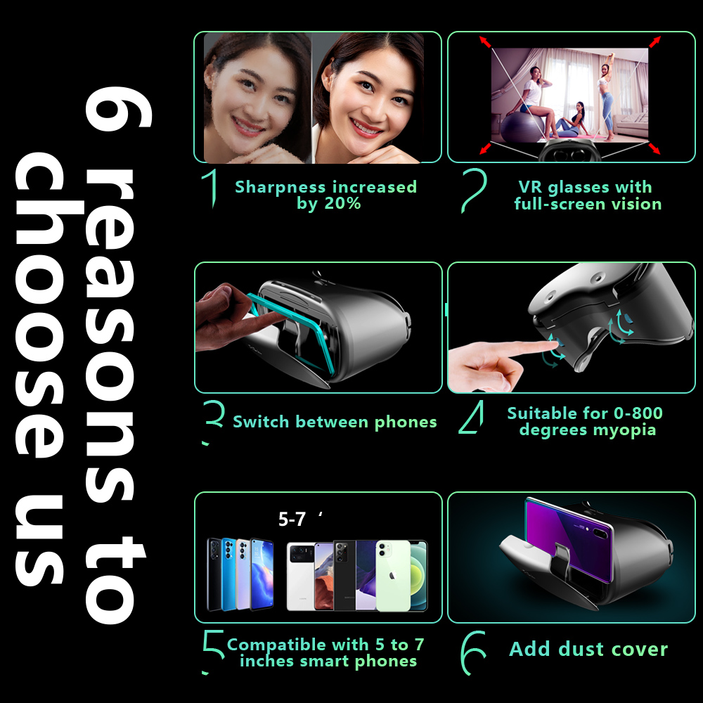 3D Virtual Reality VR Glasses  - Gaming Console Vr ulasan dan harga