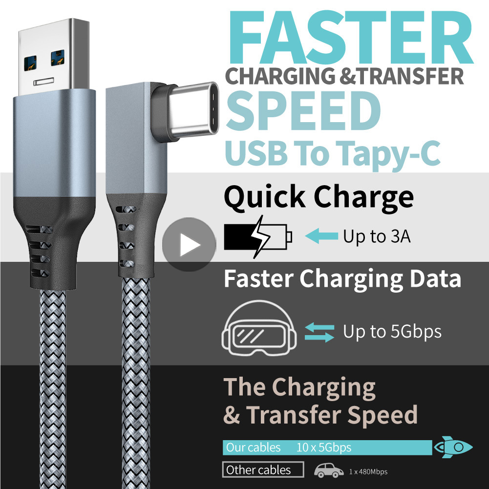Cable USB A To Type C 5M For M - Gaming Console Vr ulasan dan harga