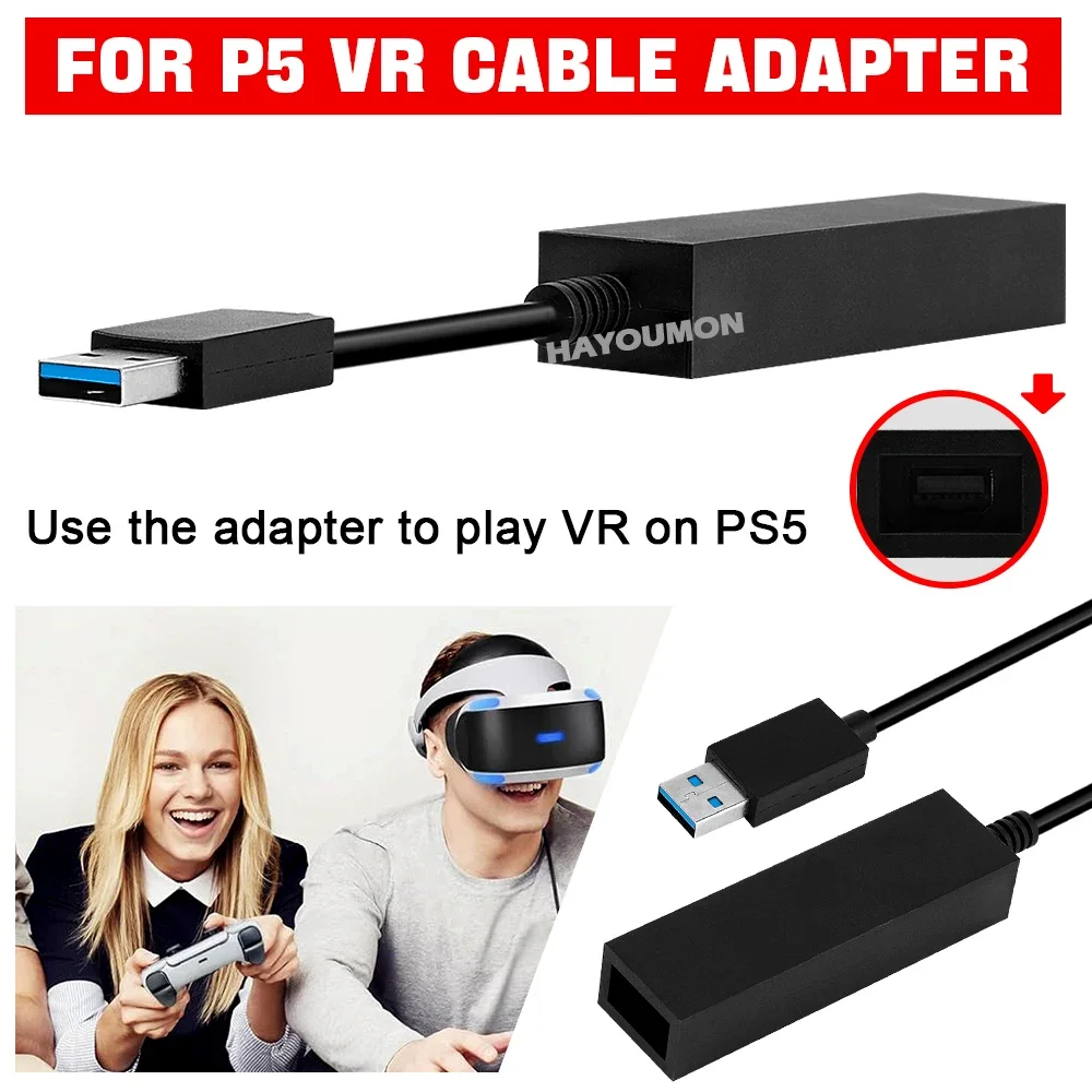 For PS5 VR Cable Adapter For P - Gaming Console Vr ulasan dan harga