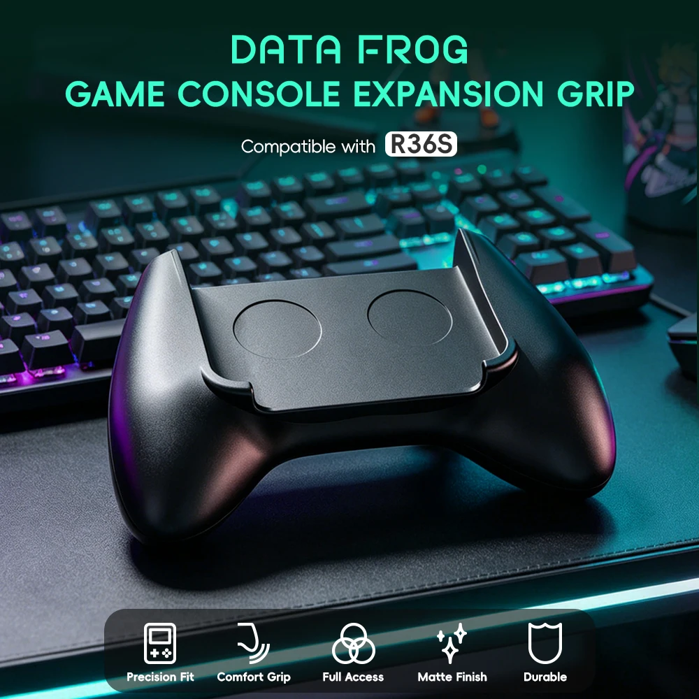 Data Frog R36S Game Grip Ergon - Gaming Console Holder ulasan dan harga