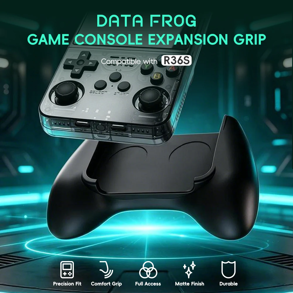 Data Frog R36S Game Grip Ergon - Gaming Console Holder ulasan dan harga