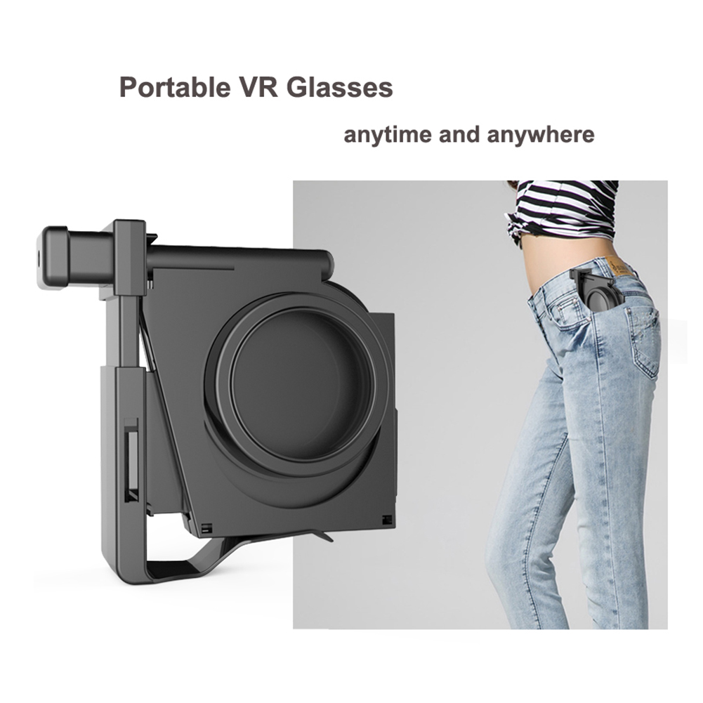 Portable 3D Glasses Movies Gam - Gaming Console Vr ulasan dan harga