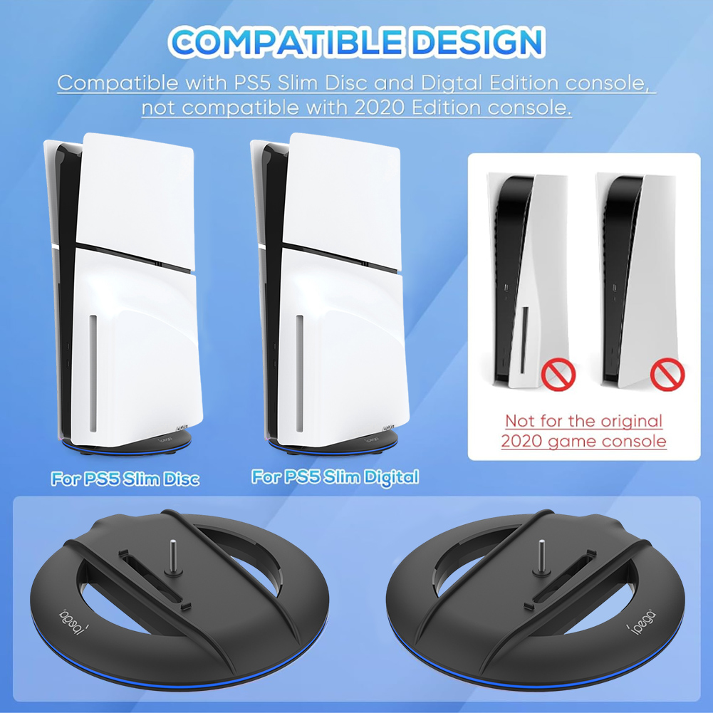Vertical Stand For PS5 Slim Co - Gaming Console Holder ulasan dan harga