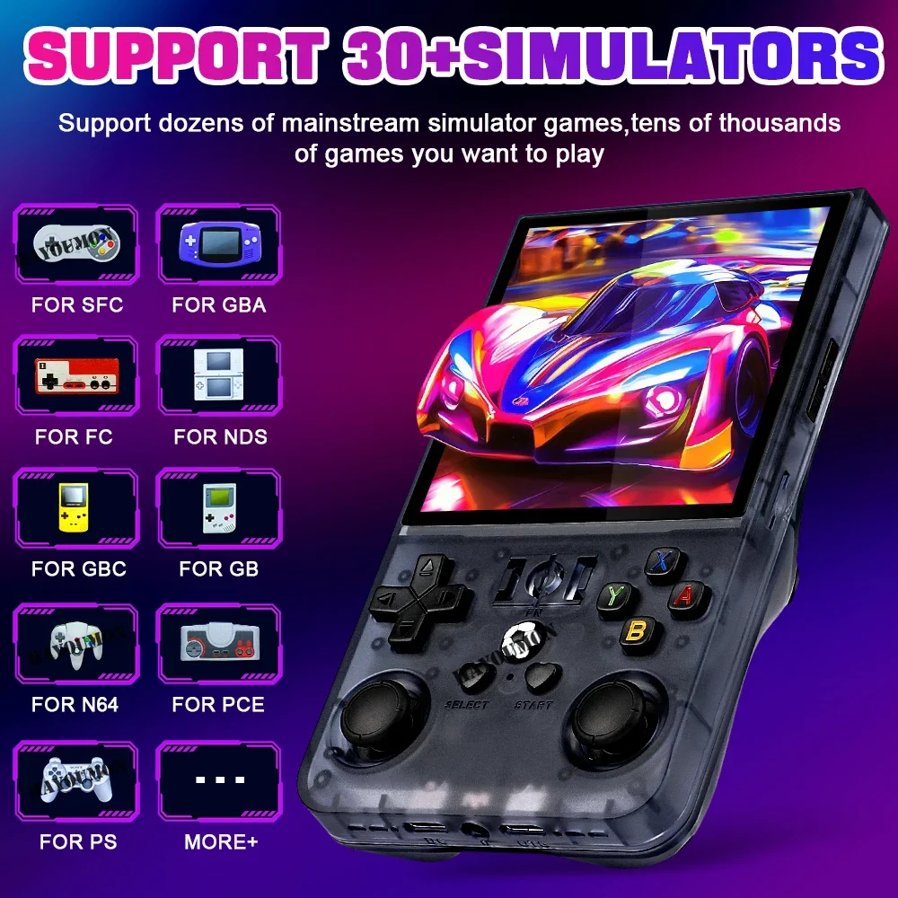 NEW R36MAX Handheld Retro Game - Gaming Console R36 Ultra ulasan dan harga