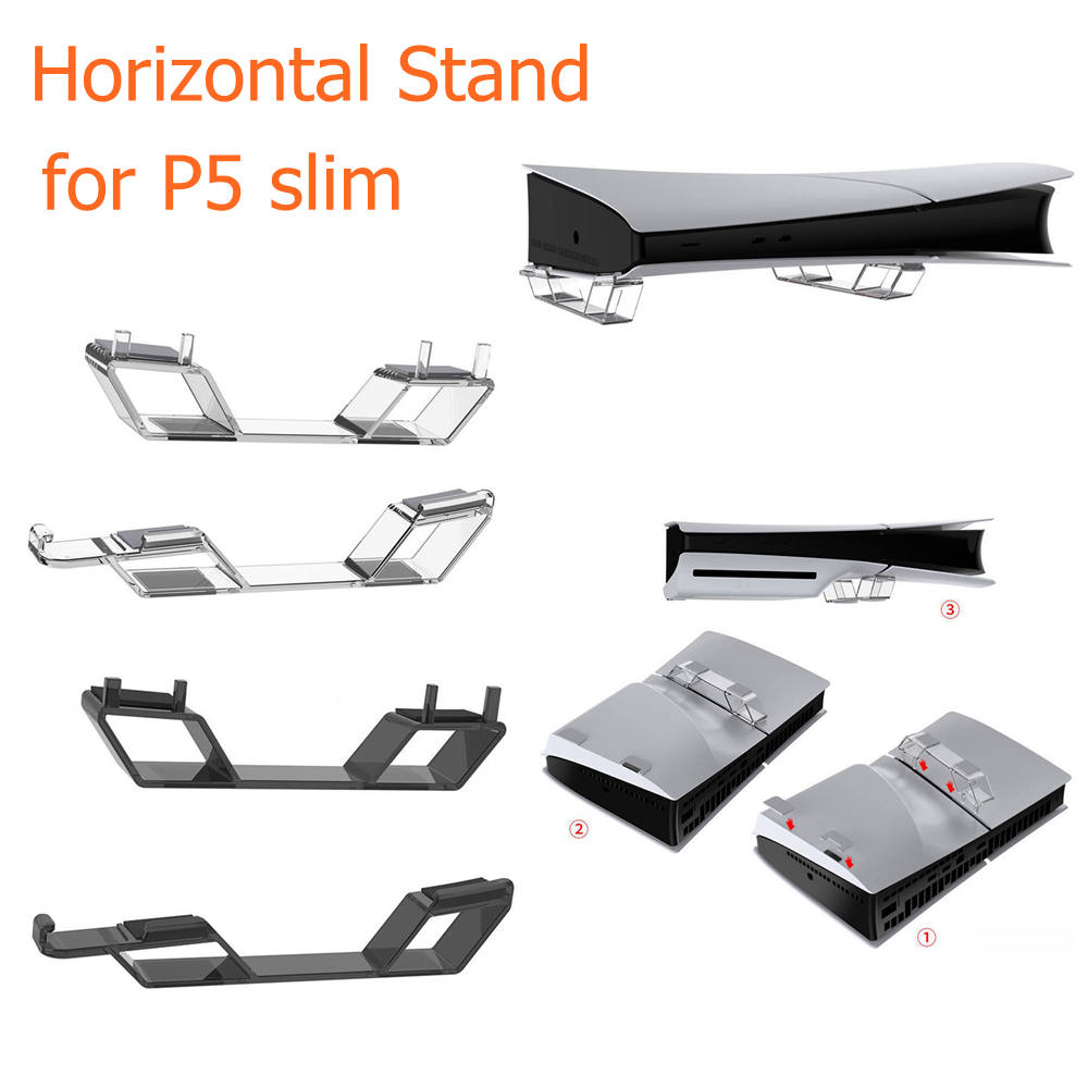 Horizontal Stand for PS5 Slim  - Gaming Console Holder ulasan dan harga
