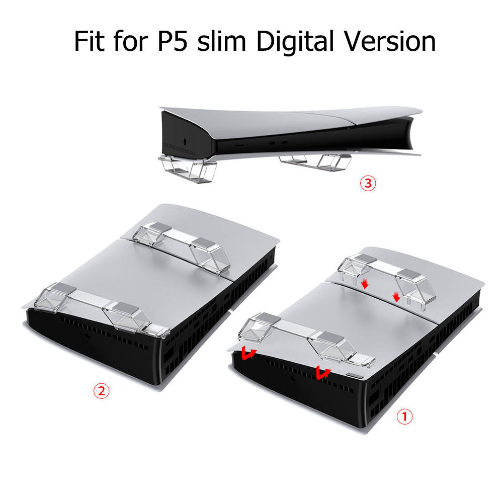 Horizontal Stand for PS5 Slim  - Gaming Console Holder ulasan dan harga