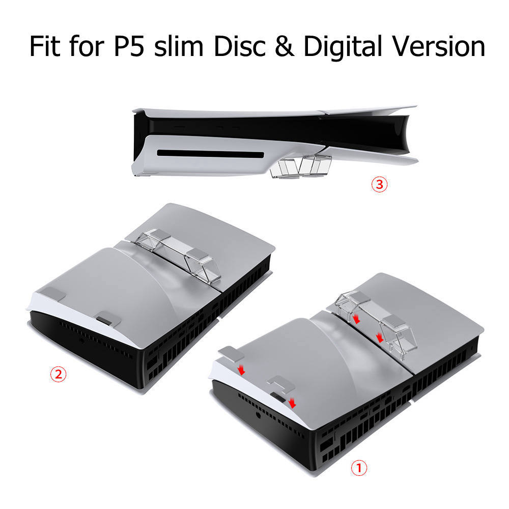 Horizontal Stand for PS5 Slim  - Gaming Console Holder ulasan dan harga
