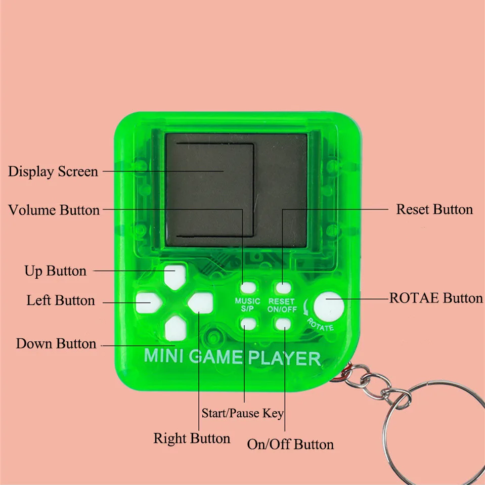 Retro Mini Handheld Game Playe - Gaming Console For 7 Year Old ulasan dan harga